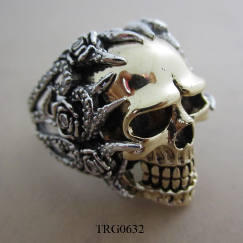 Flame skull